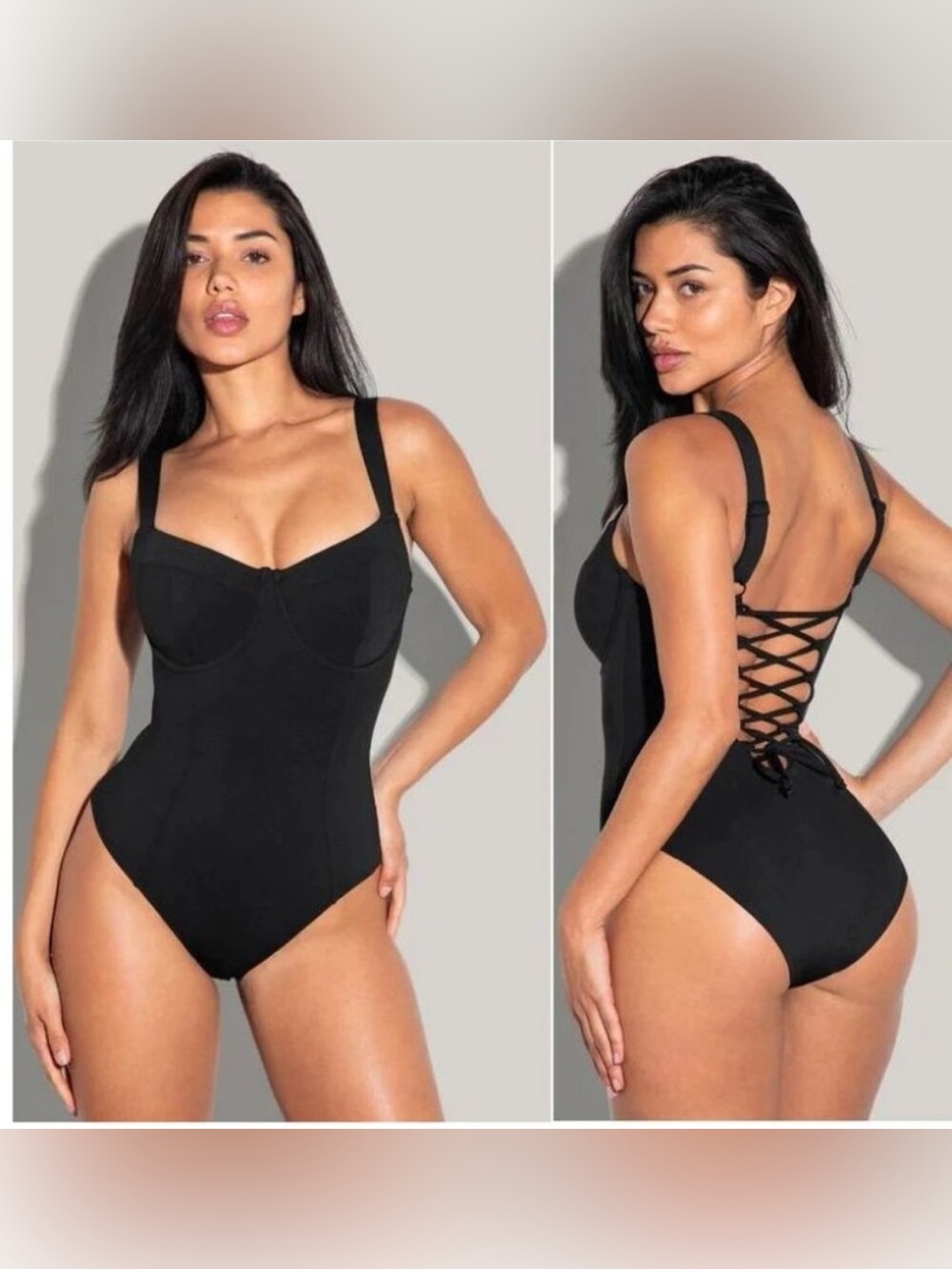 TA3 Lifty Sculpting One Piece Swimsuit Black Size 3X D/DD NEW